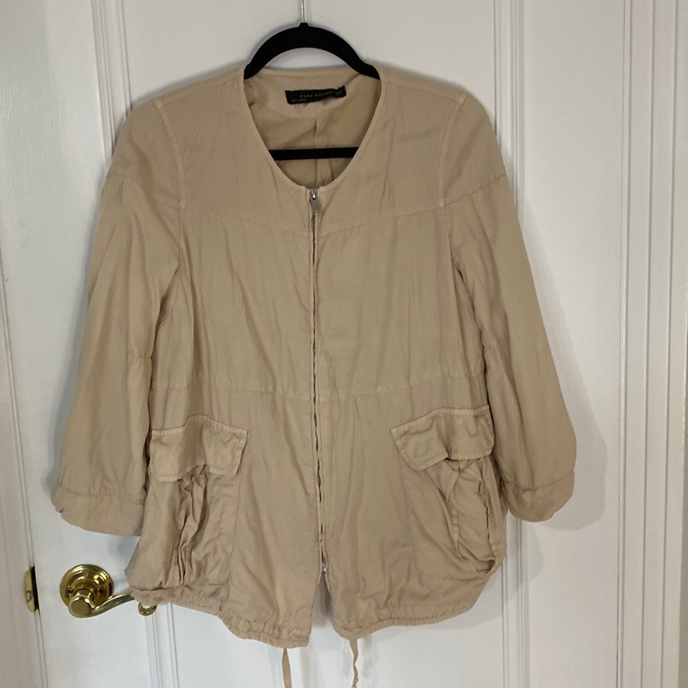 Zara hobo, chic beige jacket